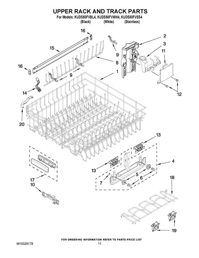 Diagram for KUDS50FVWH4