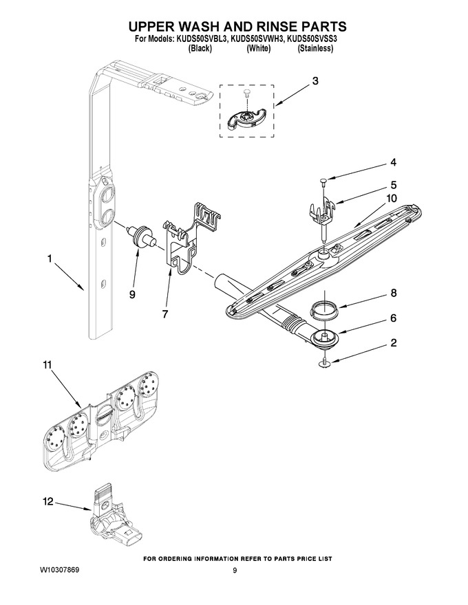 Diagram for KUDS50SVWH3