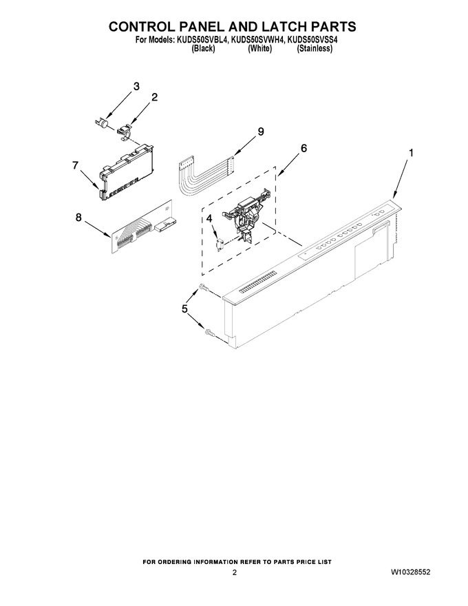 Diagram for KUDS50SVWH4