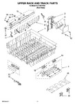 Diagram for 09 - Upper Rack And Track Parts