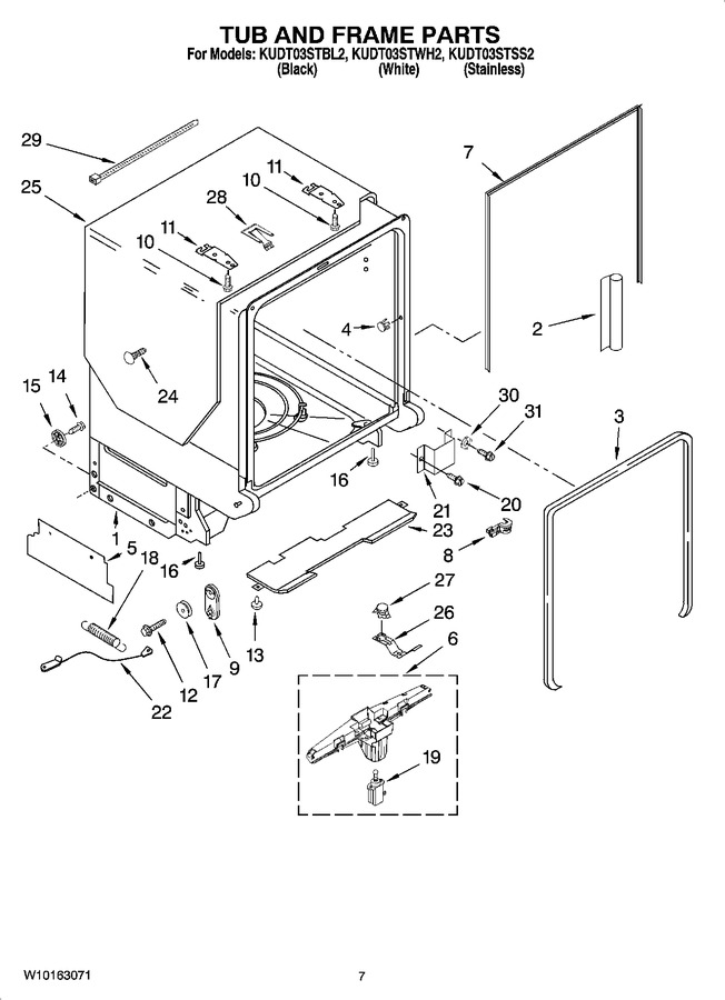 Diagram for KUDT03STWH2