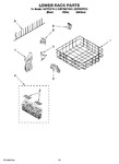 Diagram for 10 - Lower Rack Parts