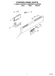 Diagram for 02 - Control Panel Parts