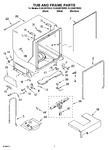 Diagram for 07 - Tub And Frame Parts