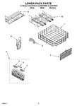 Diagram for 12 - Lower Rack Parts, Optional Parts (not Included)