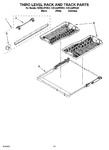 Diagram for 10 - Third Level Rack And Track Parts