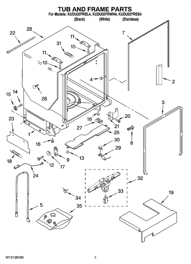 Diagram for KUDU02FRWH4