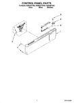 Diagram for 02 - Control Panel Parts