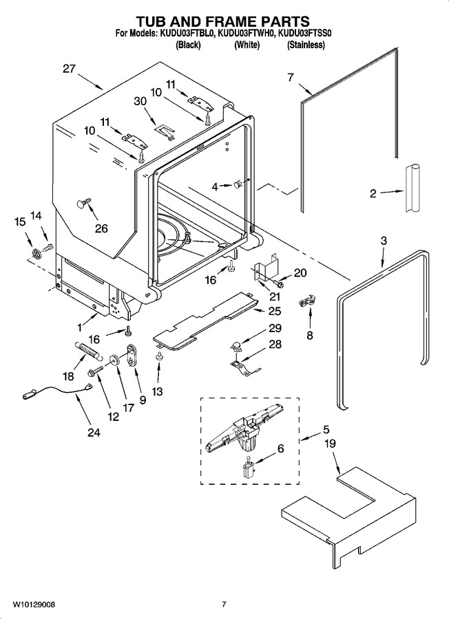 Diagram for KUDU03FTWH0