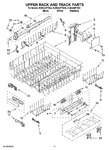 Diagram for 09 - Upper Rack And Track Parts