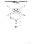 Diagram for 04 - Lower Washarm And Strainer Parts