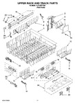 Diagram for 09 - Upper Rack And Track Parts