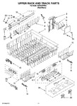 Diagram for 09 - Upper Rack And Track Parts