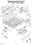 Diagram for 09 - Upper Rack And Track Parts