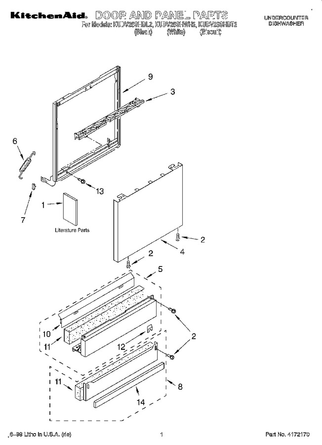 Diagram for KUDV25SHWH2