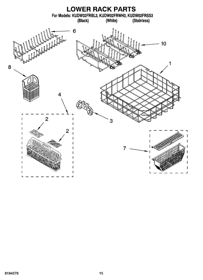 Diagram for KUDW02FRSS3