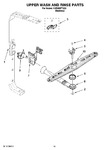 Diagram for 10 - Upper Wash And Rinse Parts