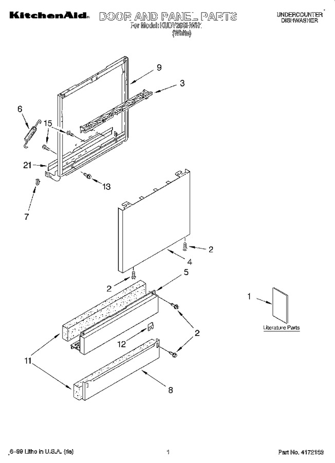 Diagram for KUDY25SHWH1