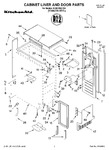 Diagram for 01 - Cabinet Liner And Door Parts