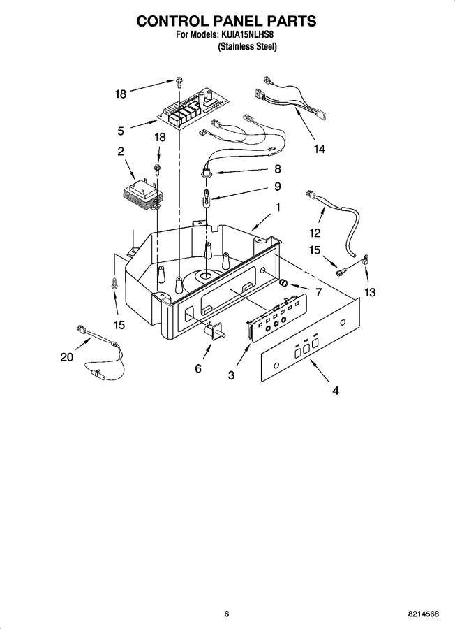 Diagram for KUIA15NLHS8