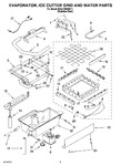 Diagram for 02 - Evaporator, Ice Cutter Grid And Water Parts