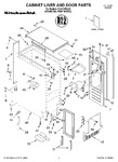 Diagram for 01 - Cabinet Liner And Door Parts