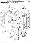 Diagram for 01 - Cabinet Liner And Door Parts