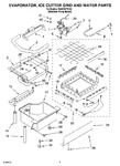 Diagram for 02 - Evaporator Ice Cutter Grid And Water Parts \fs22 ,