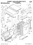 Diagram for 01 - Cabinet Liner And Door Parts