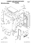 Diagram for 01 - Cabinet Liner And Door Parts