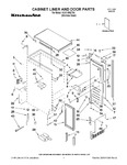 Diagram for 01 - Cabinet Liner And Door Parts