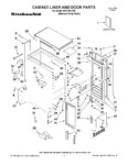 Diagram for 01 - Cabinet Liner And Door Parts