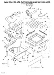 Diagram for 02 - Evaporator, Ice Cutter Grid And Water Parts