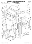 Diagram for 01 - Cabinet Liner And Door Parts