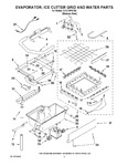 Diagram for 02 - Evaporator, Ice Cutter Grid And Water Parts