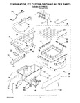 Diagram for 02 - Evaporator, Ice Cutter Grid And Water Parts