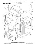 Diagram for 01 - Cabinet Liner And Door Parts