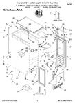 Diagram for 01 - Cabinet Liner And Door, Lit/optional