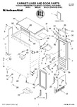 Diagram for 01 - Cabinet Liner And Door, Literature