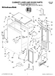 Diagram for 01 - Cabinet Liner And Door, Lit/optional