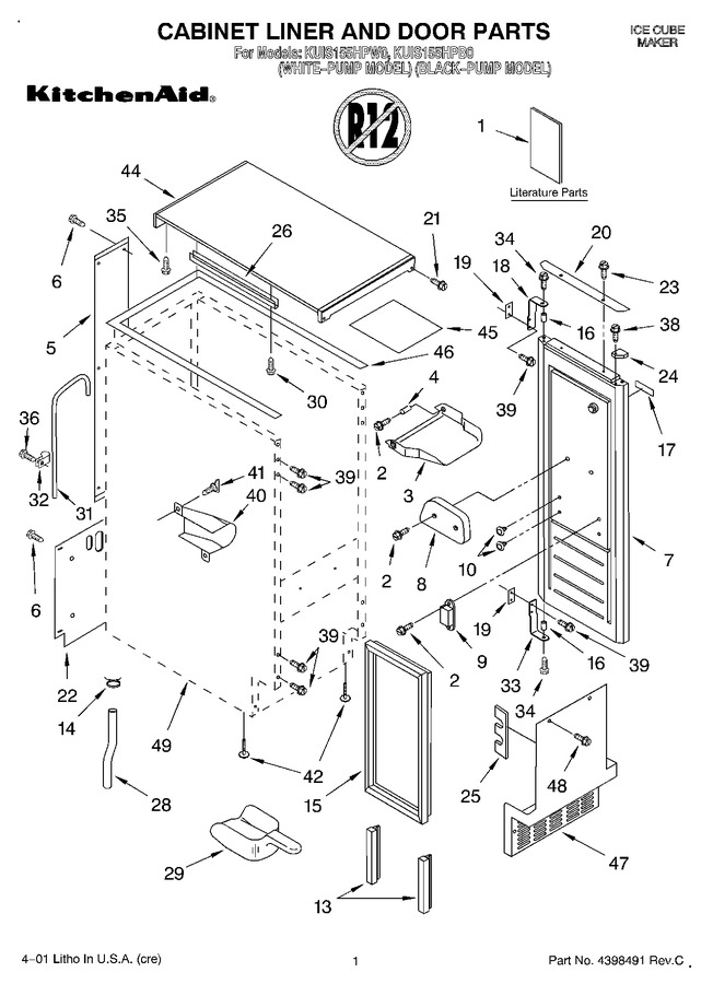 Diagram for KUIS155HPW0