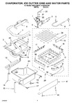 Diagram for 02 - Evaporator Ice Cutter Grid And Water Parts