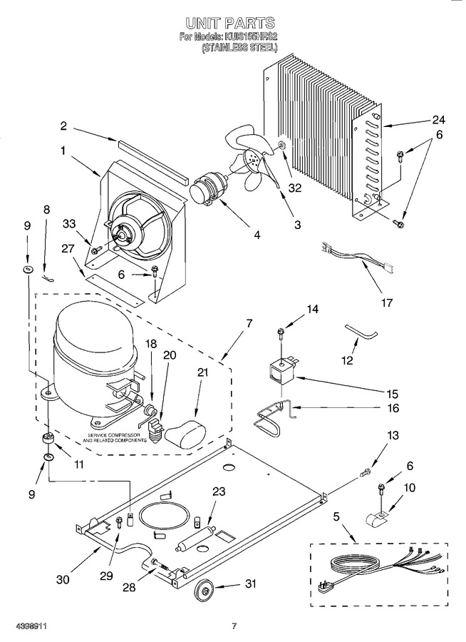 Diagram for KUIS155HRS2