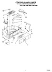 Diagram for 04 - Control Panel Parts