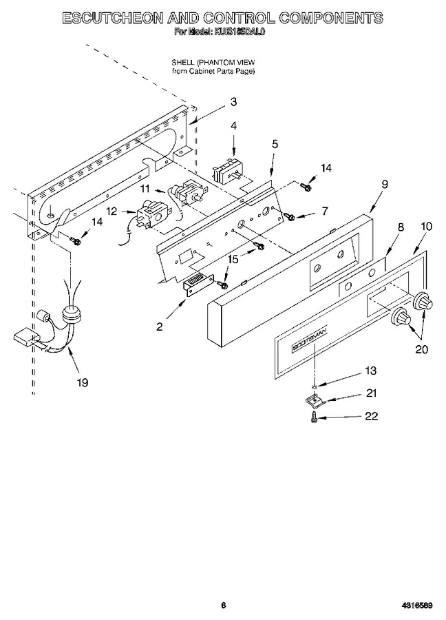 Diagram for KUIS185DAL0