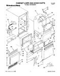 Diagram for 01 - Cabinet Liner And Door, Literature