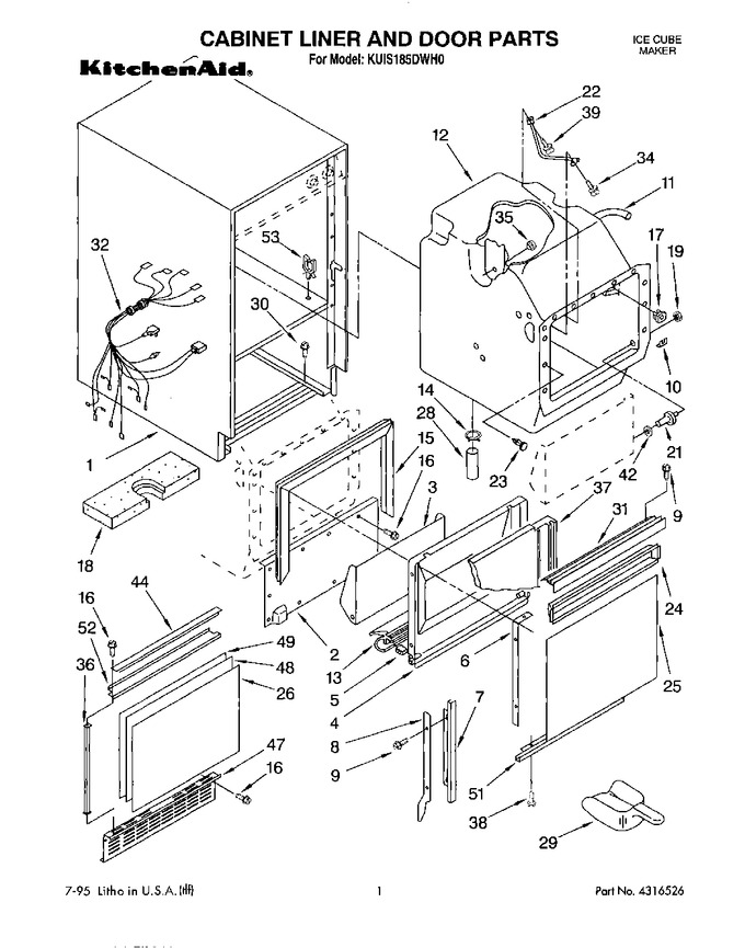 Diagram for KUIS185DWH0