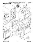 Diagram for 01 - Cabinet Liner And Door, Literature