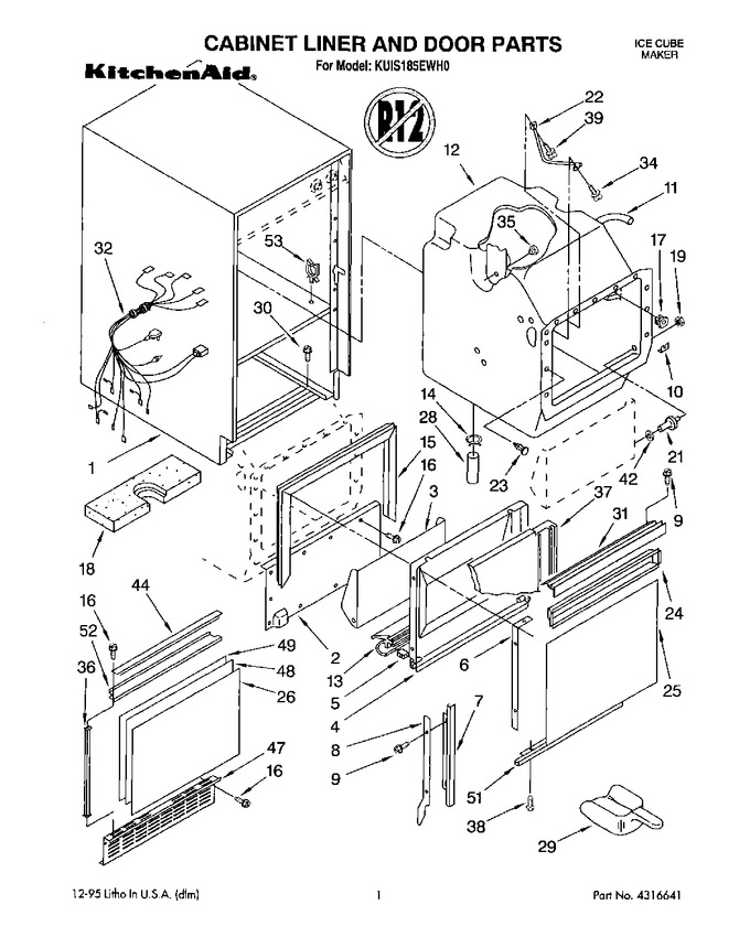 Diagram for KUIS185EWH0