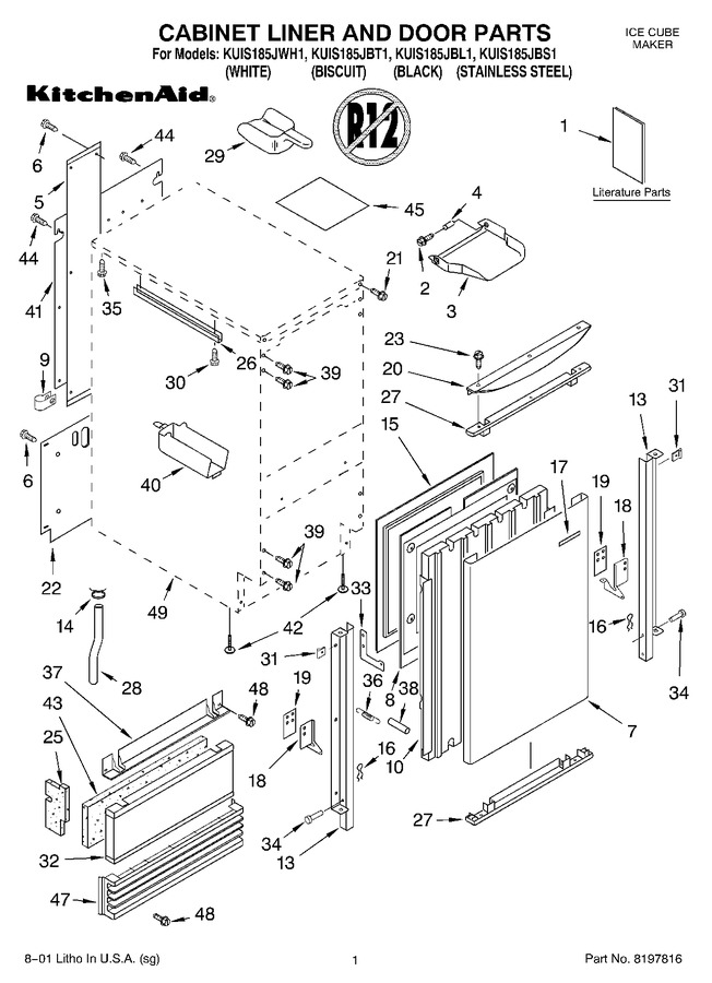 Diagram for KUIS185JWH1